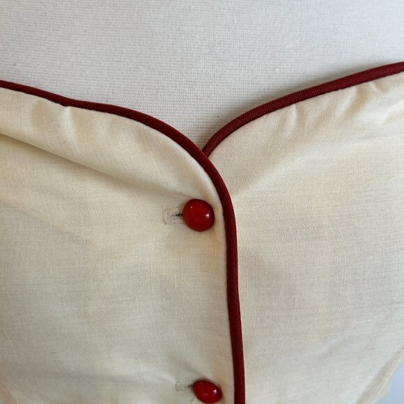 Vtg Midi Duck Dress - Picture 4 of 16